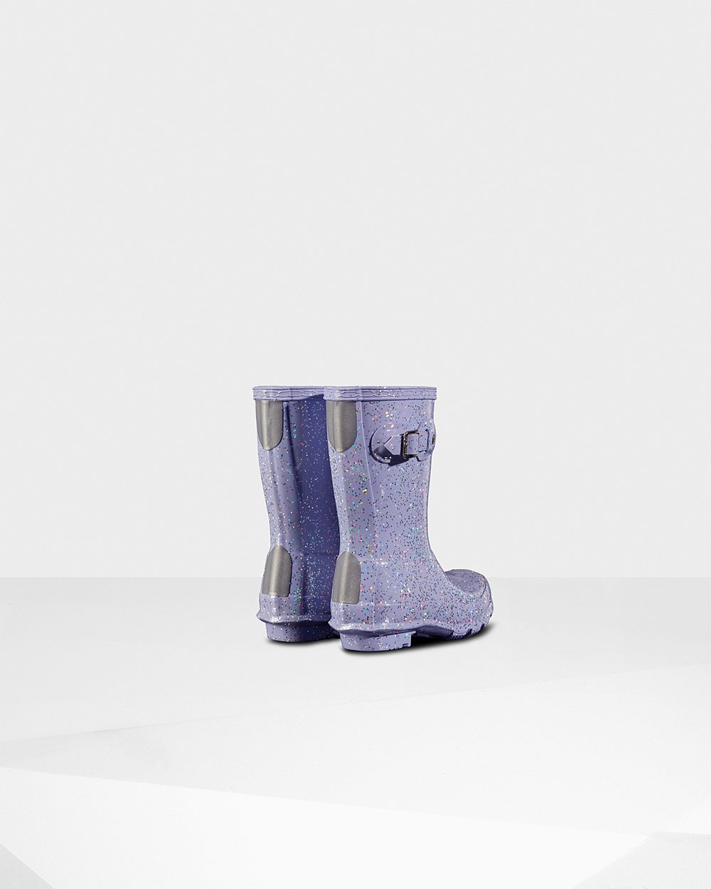 Botas de Lluvia Hunter Niños - Original Little Giant Glitter - Morados - ZLPCING-28